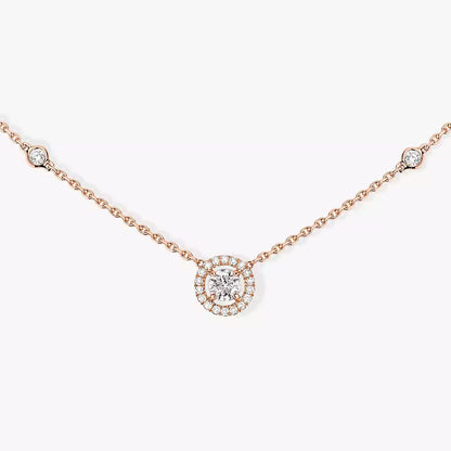 [⭐⭐JeweliWhal]Diamond Necklace 0,20ct Brilliant Shape Joy
