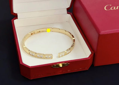 [⭐⭐JeweliWhal jewelrys]LOVE DIAMOND OPEN  BRACELET