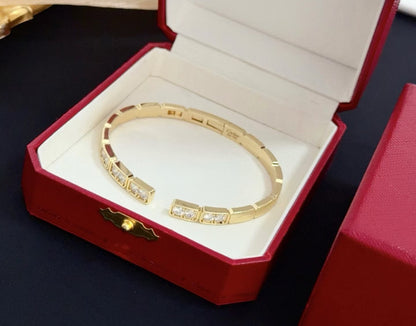 [⭐⭐JeweliWhal jewelrys]LOVE DIAMOND OPEN  BRACELET
