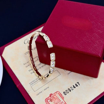 [⭐⭐JeweliWhal jewelrys]LOVE DIAMOND OPEN  BRACELET