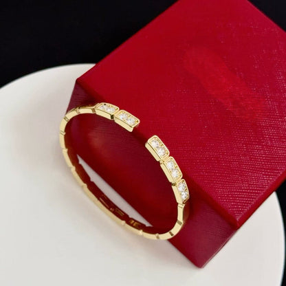 [⭐⭐JeweliWhal jewelrys]LOVE DIAMOND OPEN  BRACELET