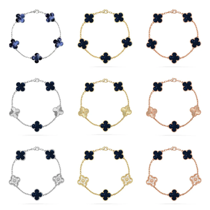 [⭐⭐JeweliWhal]CLOVER 5 MOTIF PIETERSITE BRACELET COLLECTION