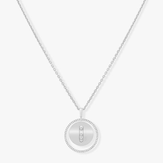 [⭐⭐JeweliWhal]Demo MOVE MM SILVER DIAMOND NECKLACE