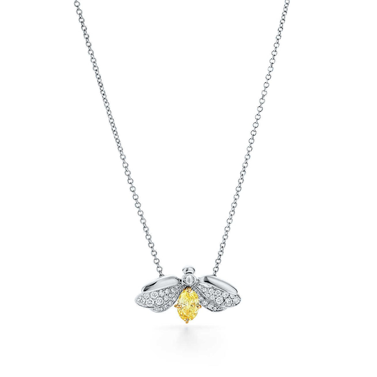 [⭐JeweliWhal]PAPER FLOWERS YELLOW DIAMOND FIREFLY PENDANT