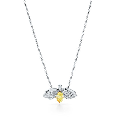 [⭐JeweliWhal]PAPER FLOWERS YELLOW DIAMOND FIREFLY PENDANT