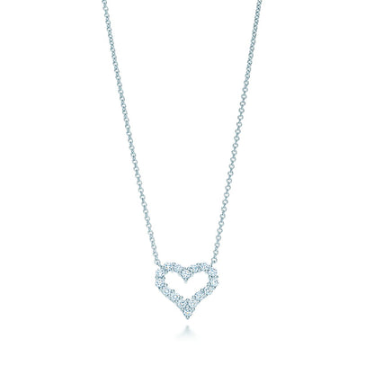 [⭐JeweliWhal]HEART-SHAPED DIAMOND NECKLACE