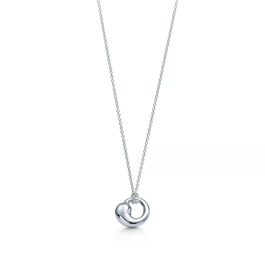 [⭐JeweliWhal]SNAIL PEDANT SILVER NECKLACE