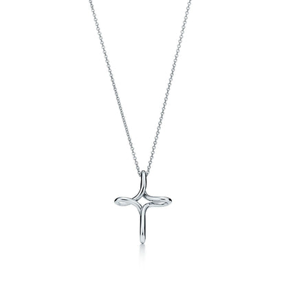 [⭐JeweliWhal]CROSS NECKLACE STERLING SILVER MATERIAL