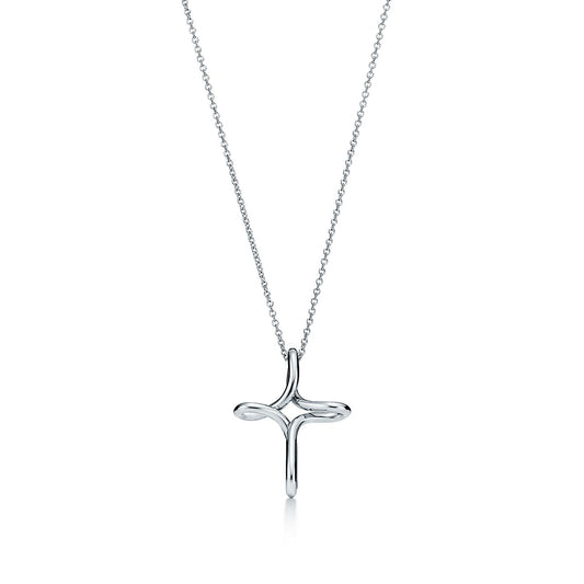 [⭐JeweliWhal]CROSS NECKLACE STERLING SILVER MATERIAL