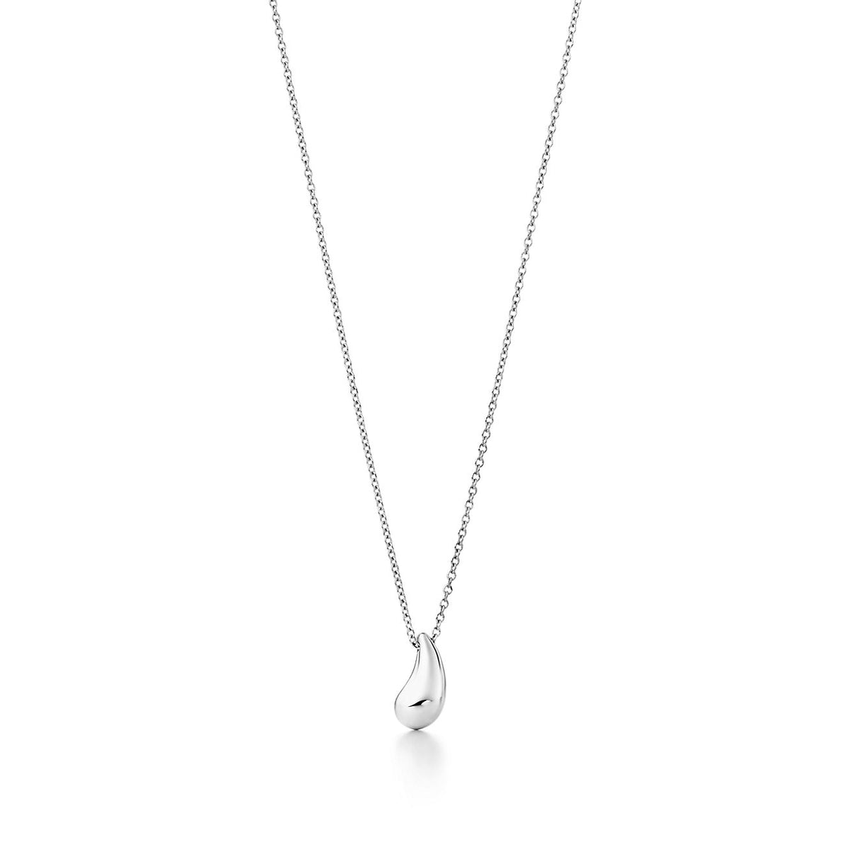 [⭐JeweliWhal]ELSA PERETTI TEARDROP PENDANT STERLING SILVER NECKLACE