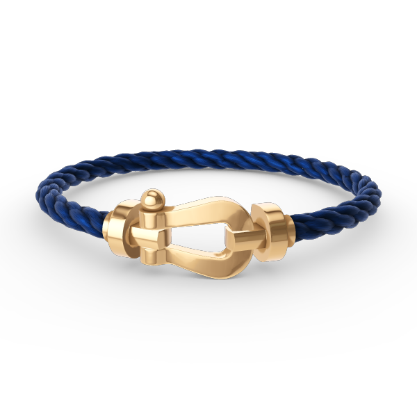 [⭐⭐JeweliWhal]FORCE LARGE HORSESHOE NO DIAMOND BRACELET GOLD