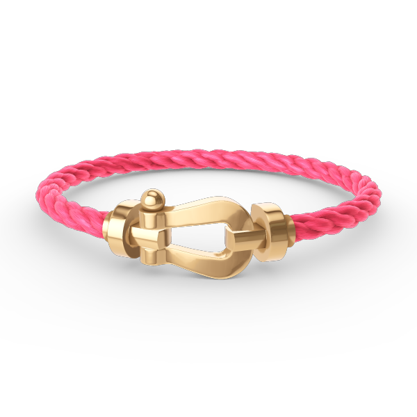 [⭐⭐JeweliWhal]FORCE LARGE HORSESHOE NO DIAMOND BRACELET GOLD