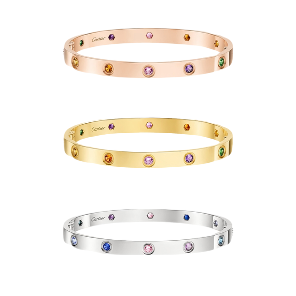 [⭐⭐JeweliWhal] 2026 RAINBOW LOVE BRACELET 6.1MM  10 DIAMONDS