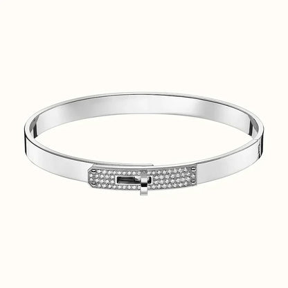 [⭐⭐JeweliWhal]ケリー シルバー ダイヤモンド ブレスレット