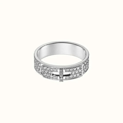 [⭐⭐JeweliWhal]KELLY SILVER DIAMOND RING
