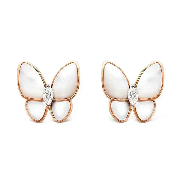 [⭐⭐JeweliWhal]BUTTERFLY MOP DIAMOND EARRINGS