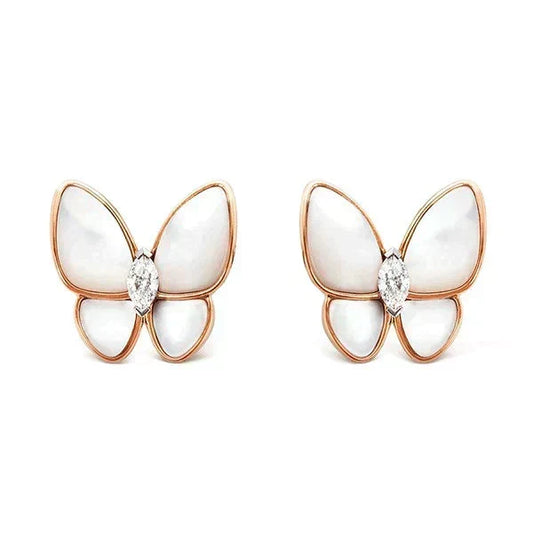 [⭐⭐JeweliWhal]BUTTERFLY MOP DIAMOND EARRINGS