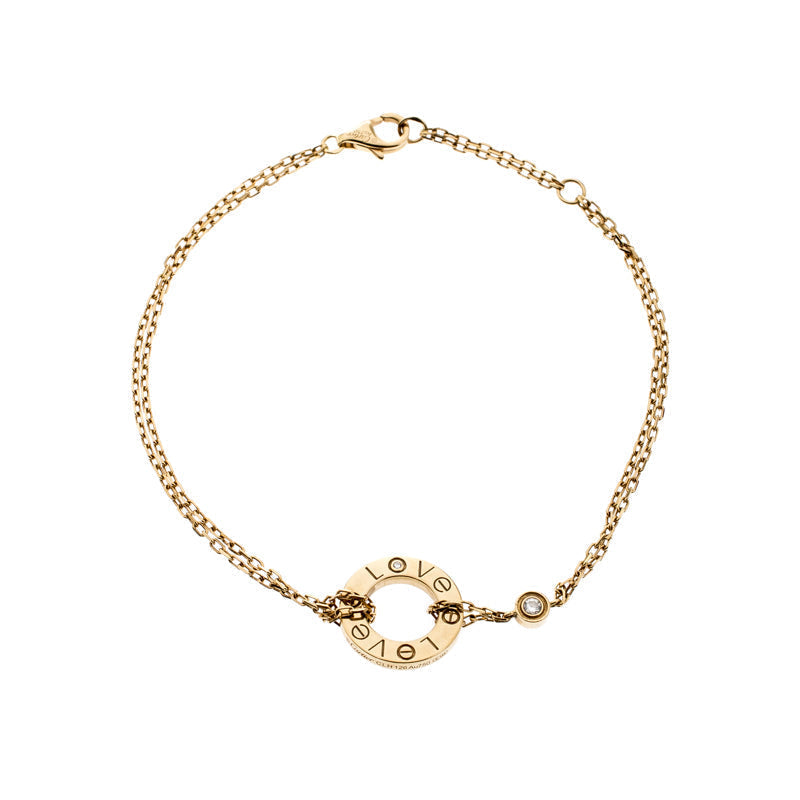 [⭐⭐JeweliWhal]LOVE BRACELET 2 DIAMOND