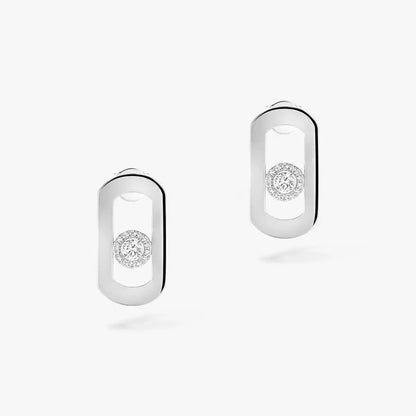 [⭐⭐JeweliWhal]So Move Diamond Earrings in Yellow Gold