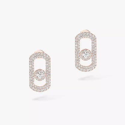 [⭐⭐JeweliWhal]So Move Pave_-Set Diamond Earrings in Silver