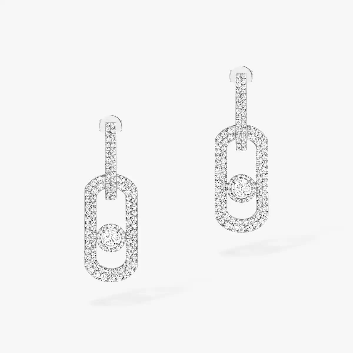 [⭐⭐JeweliWhal]So Move XL Pave_-Set Diamond Pendant Earrings