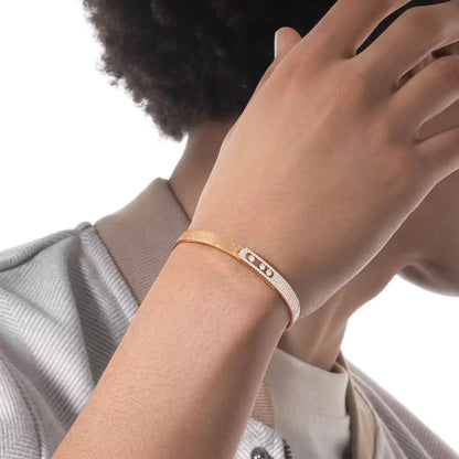 [⭐⭐JeweliWhal]Move Noa Ciselé half pavé bangle