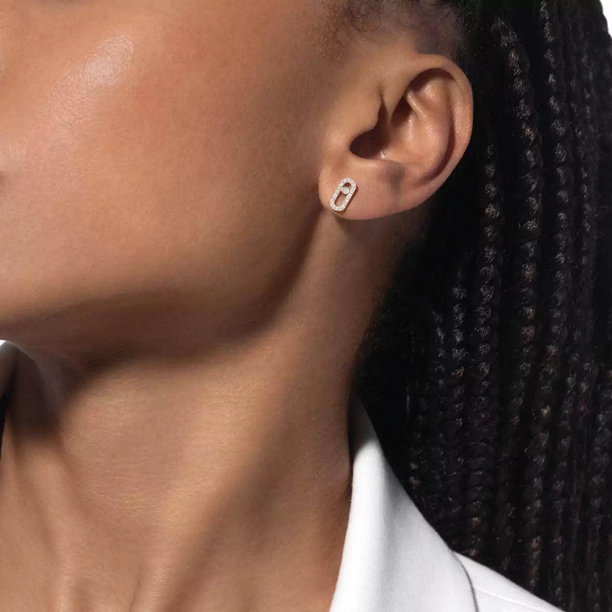 [⭐⭐JeweliWhal]Move Uno Diamond Earrings