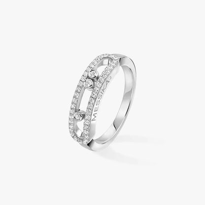 [⭐⭐JeweliWhal] Baby Move Gold Diamond Pave_ Ring
