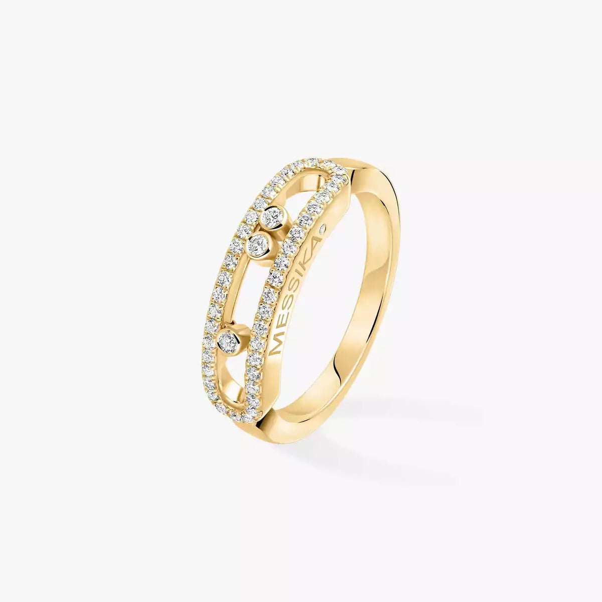 [⭐⭐JeweliWhal] Baby Move Gold Diamond Pave_ Ring