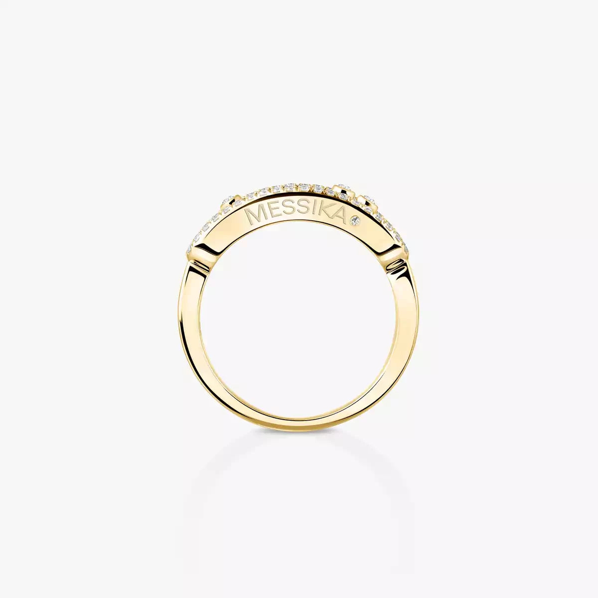 [⭐⭐JeweliWhal] Baby Move Gold Diamond Pave_ Ring