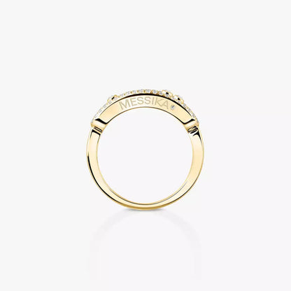 [⭐⭐JeweliWhal] Baby Move Gold Diamond Pave_ Ring