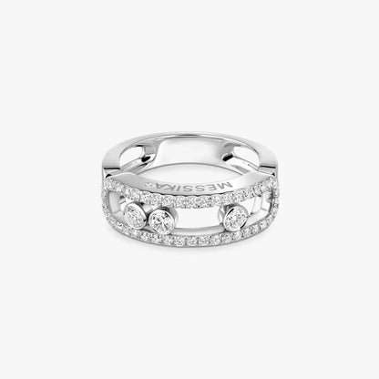 [⭐⭐JeweliWhal] Move Gold Diamond Pave_ Ring