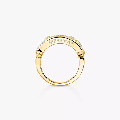 [⭐⭐JeweliWhal] Move Gold Diamond Pave_ Ring