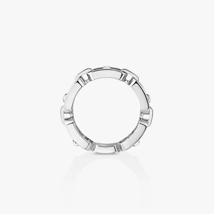 [⭐⭐JeweliWhal]Move Link Pave_-Set Diamond Ring in Gold