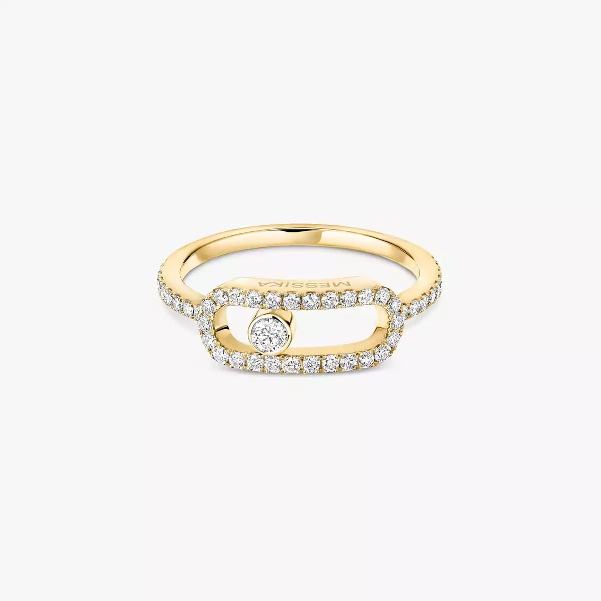 [⭐⭐JeweliWhal]Move Uno Diamond Ring in Gold