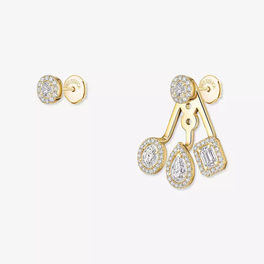 [⭐⭐JeweliWhal] My Twin Trio  Diamond Earrings