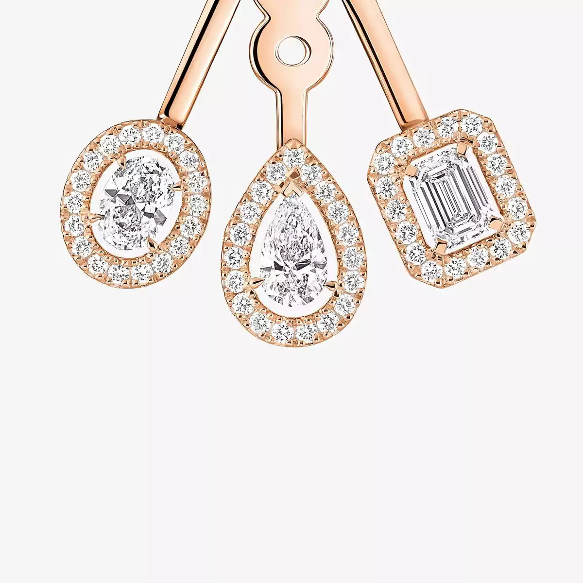 [⭐⭐JeweliWhal] My Twin Trio  Diamond Earrings