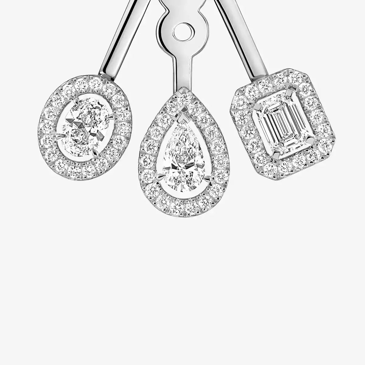 [⭐⭐JeweliWhal] My Twin Trio  Diamond Earrings