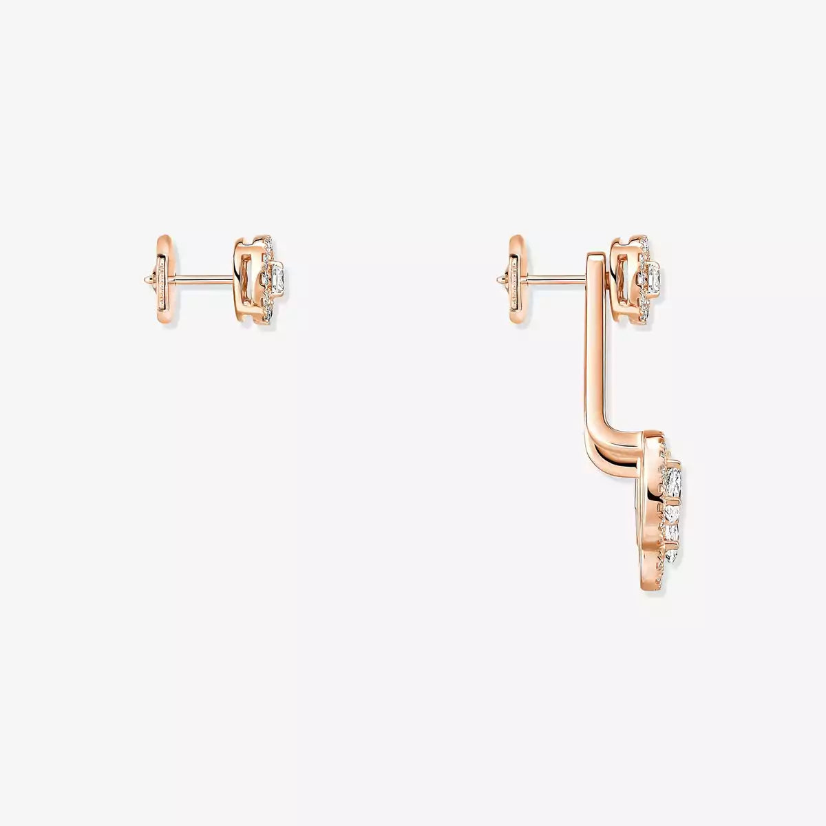 [⭐⭐JeweliWhal] My Twin Trio  Diamond Earrings