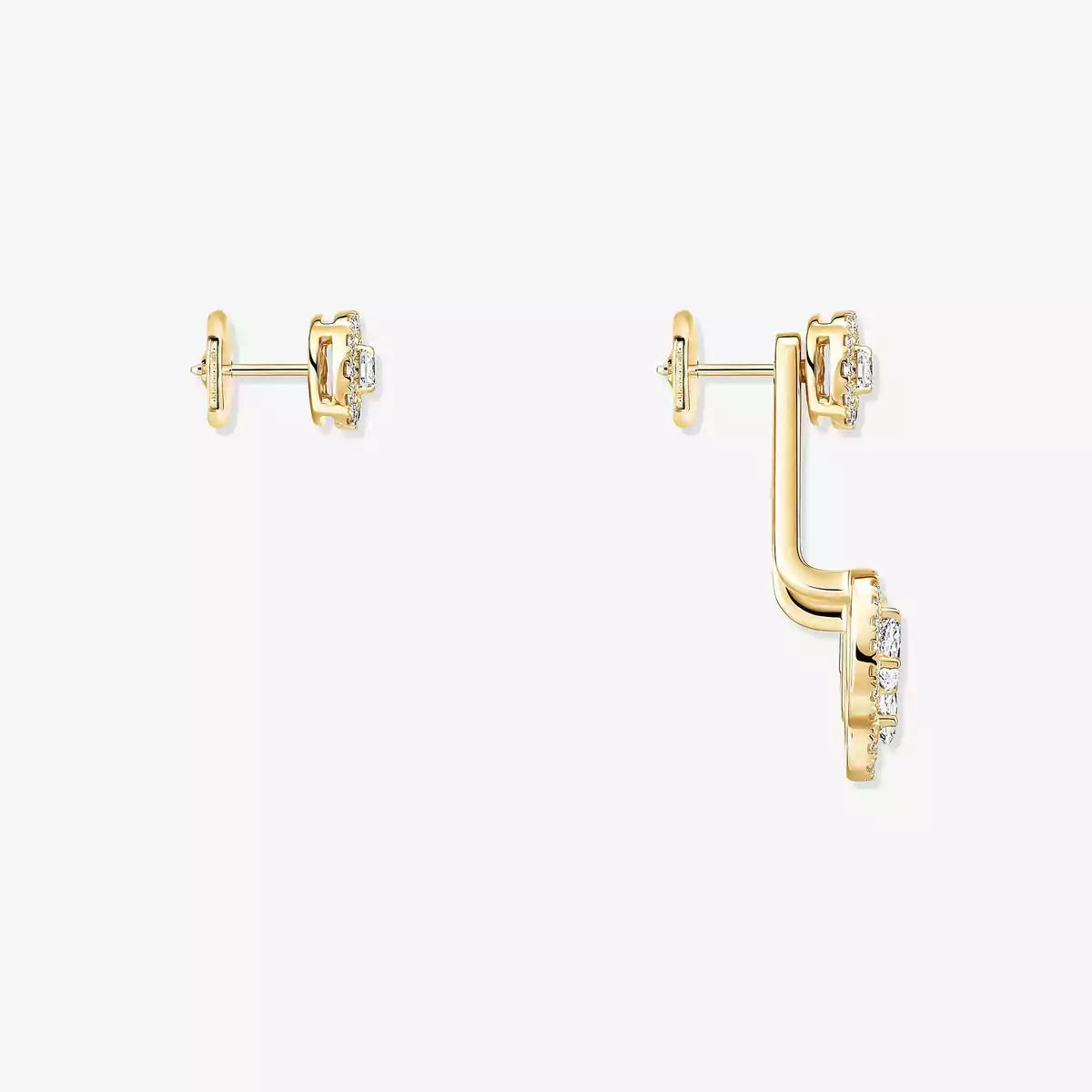 [⭐⭐JeweliWhal] My Twin Trio  Diamond Earrings
