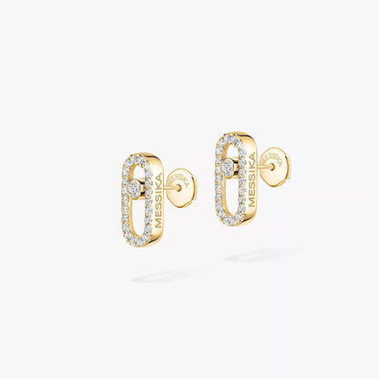 [⭐⭐JeweliWhal]Move Uno Diamond Earrings