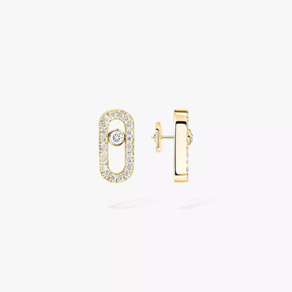 [⭐⭐JeweliWhal]Move Uno Diamond Earrings