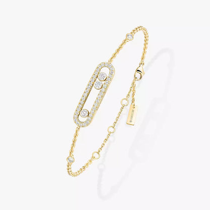 [⭐⭐JeweliWhal]Pavé Baby Move Diamond Bracelet