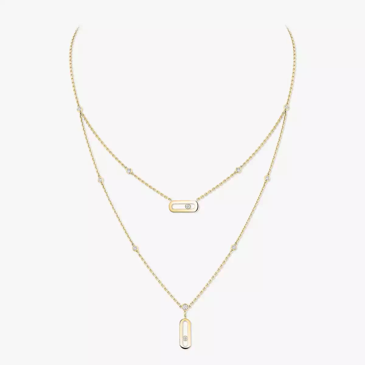 [⭐⭐JeweliWhal] Move Uno Diamond Necklace