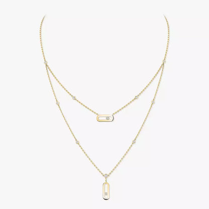 [⭐⭐JeweliWhal] Move Uno Diamond Necklace