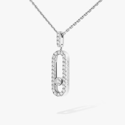 [⭐⭐JeweliWhal]Move Uno Diamond Necklace in Rose Gold