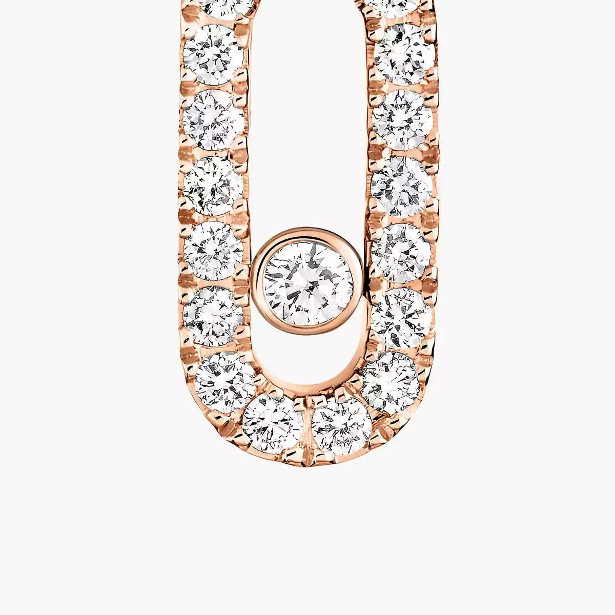 [⭐⭐JeweliWhal]Move Uno Single Diamond Hoop Earring