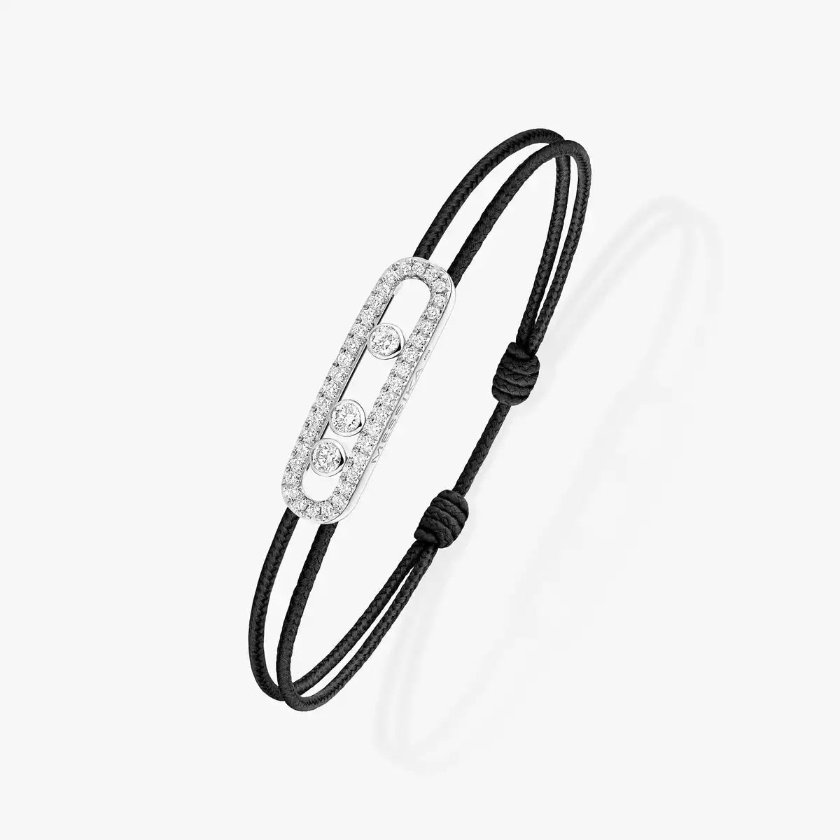 [⭐⭐JeweliWhal]メシカ Care(s) ピンクコード パヴェブレスレット