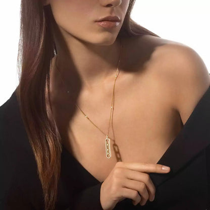 [⭐⭐JeweliWhal]Diamond Necklace Move 10Th