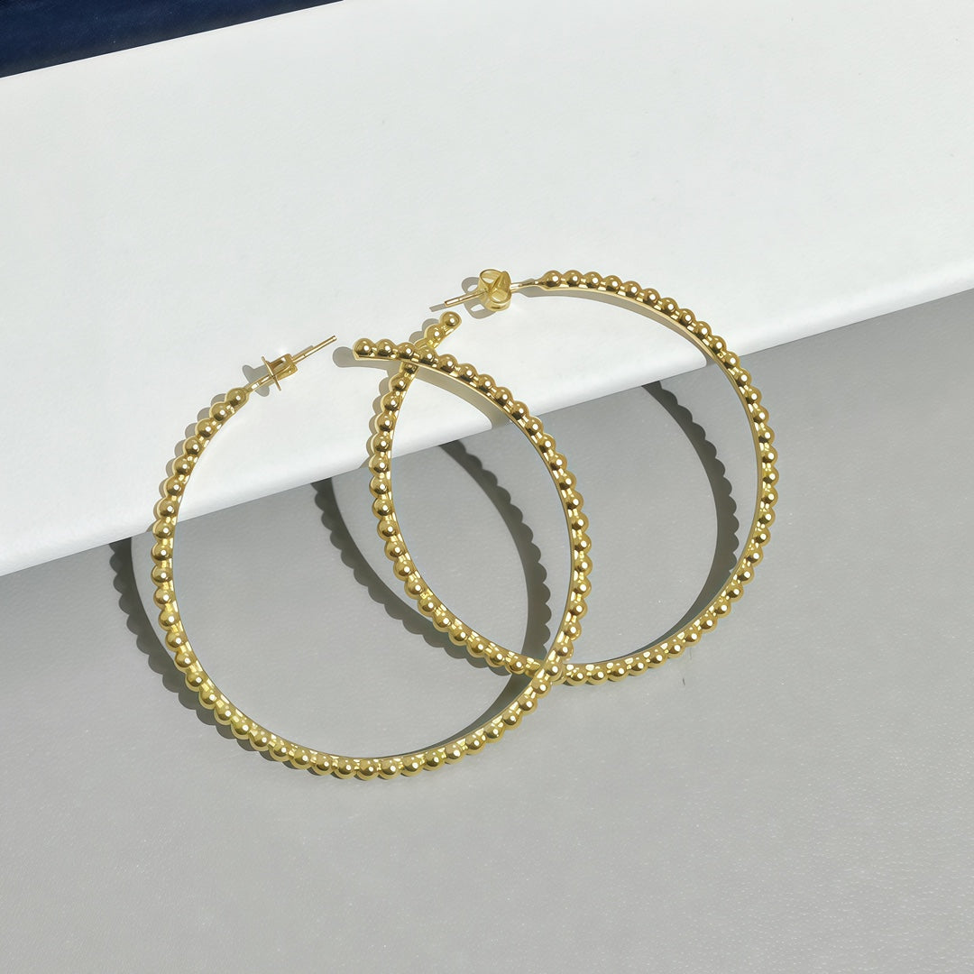 [⭐⭐JeweliWhal] SMOOTH BEAD STUD EARRINGS